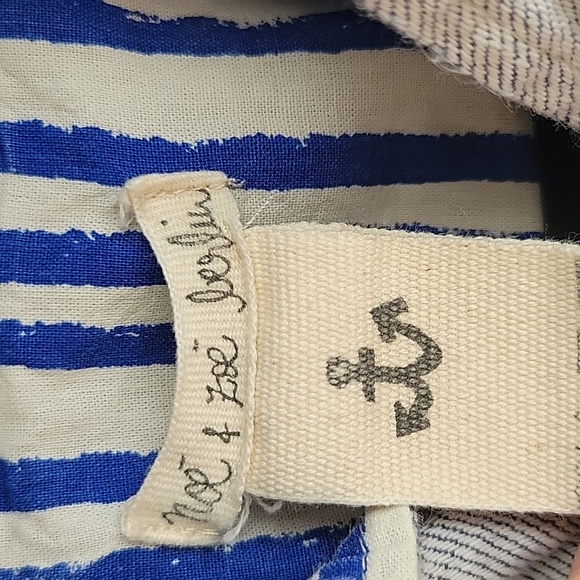 Kids Hooded Lined Jean Cape By NOE AND ZOE BERLIN. - Picture 2 of 8